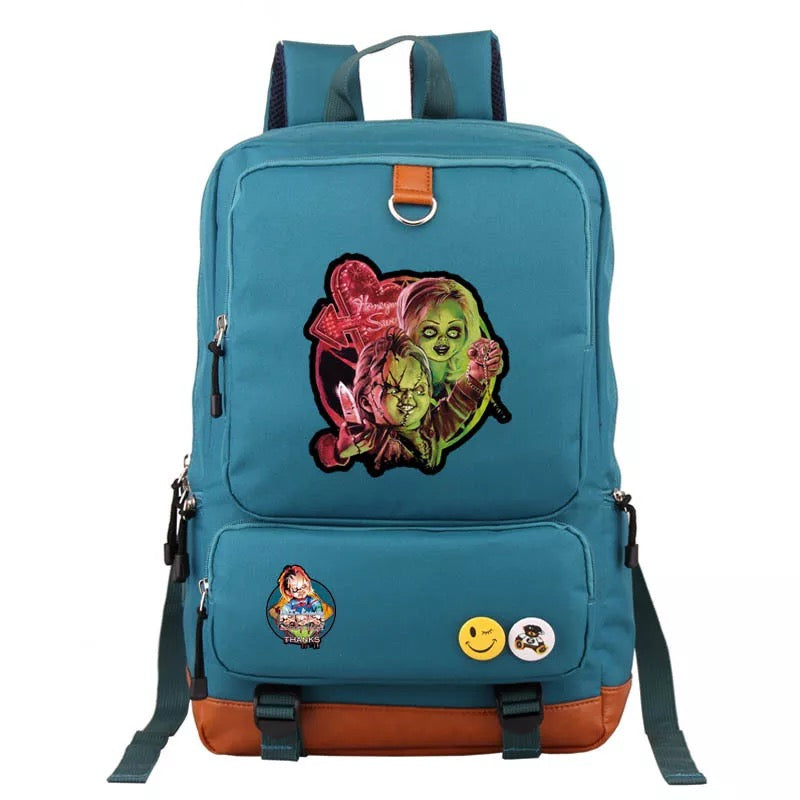 Child's Play Chucky #3 School Bag Water Proof Backpack NoteBook Laptop