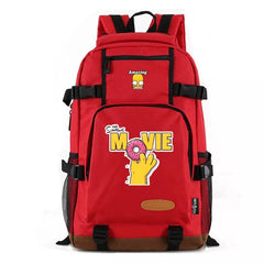 The Simpsons School Bookbag Travel Backpack Bags