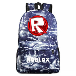 Roblox Cosplay Backpack School Bag Water Proof