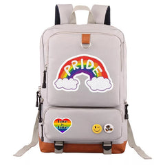 Pride Rainbow Rainbow Flag Love is Love #3 School Bag Water Proof Backpack NoteBook Laptop