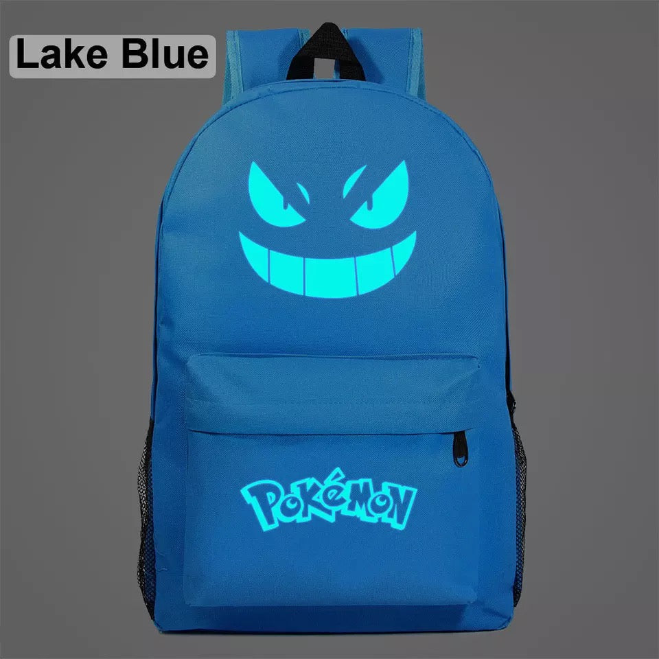 Pikachu Gastly  Cosplay Backpack School Bag Water Proof