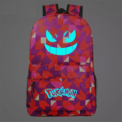 Pokemon Pikachu GO Gastly #3 Cosplay Lumious Backpack School Book Bag Water Proof