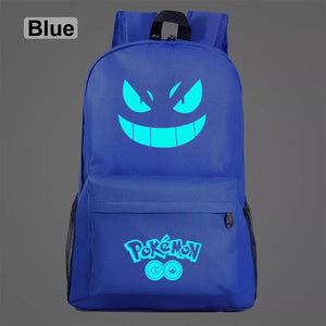 Pokemon Pikachu GO Gastly #2 Cosplay Backpack School Bag Water Proof