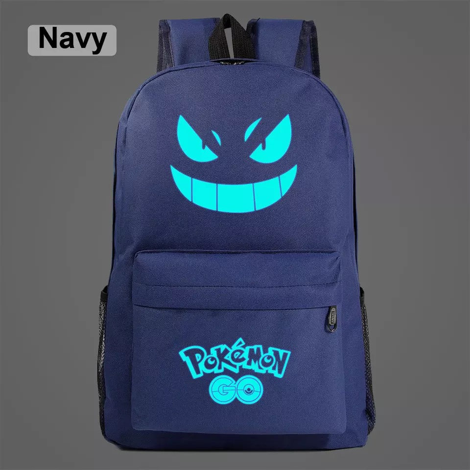 Pokemon Pikachu GO Gastly #2 Cosplay Backpack School Bag Water Proof
