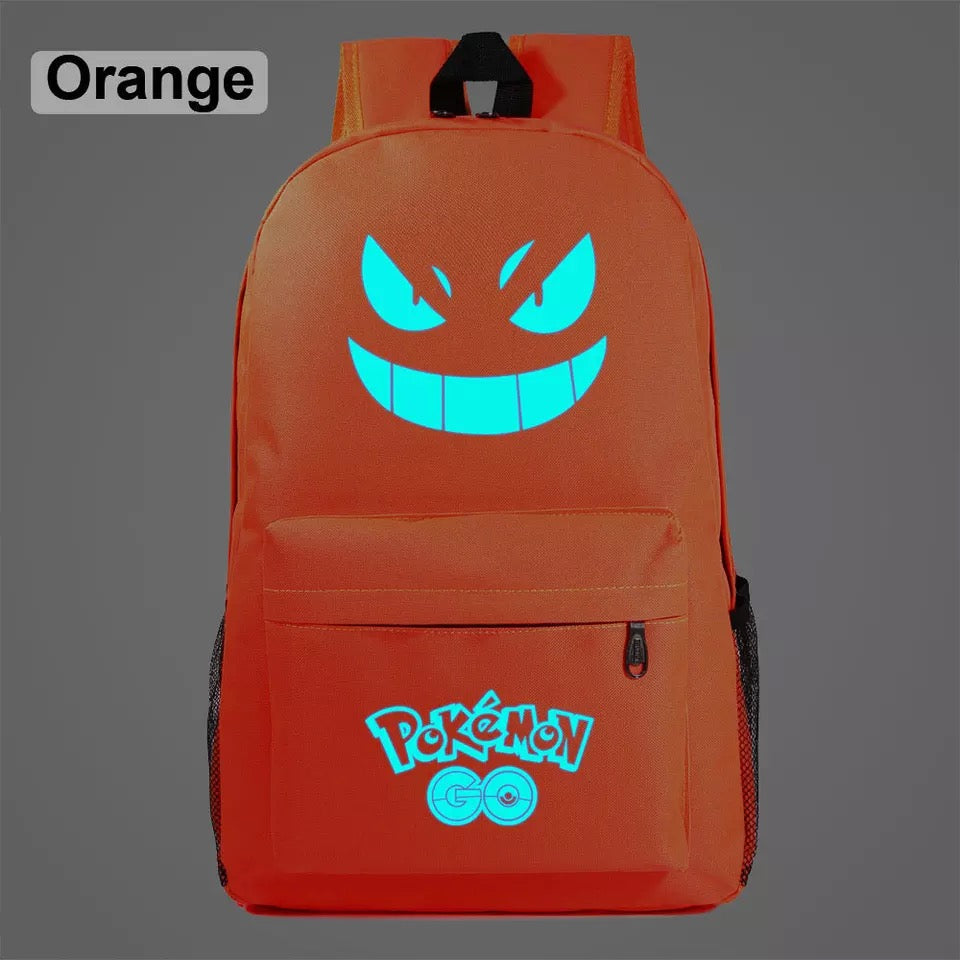Pokemon Pikachu GO Gastly #2 Cosplay Backpack School Bag Water Proof