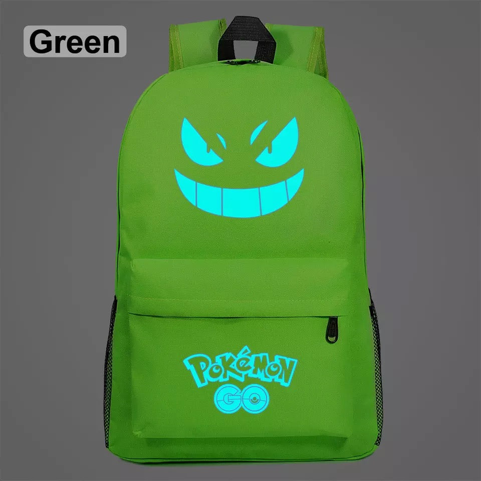 Pokemon Pikachu GO Gastly #2 Cosplay Backpack School Bag Water Proof