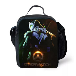 Game Over Watch Genji #3 Lunch Box Bag Lunch Tote For Kids