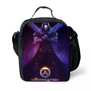 Game Over Watch Reaper #4 Lunch Box Bag Lunch Tote For Kids