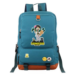 SquarePants SpongeBob Sandy Cheeks School Bag Water Proof Backpack NoteBook Laptop For Kids Adults