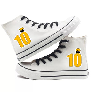 Anime Haikyuu!! #14 Cosplay Shoes High Top Canvas Sneakers For Kids Adults