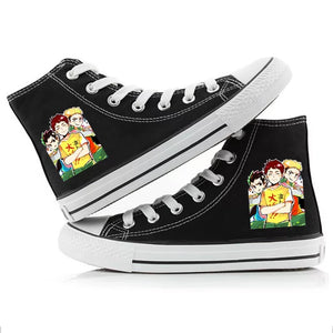 Anime Haikyuu!! #17 Cosplay Shoes High Top Canvas Sneakers For Kids Adults