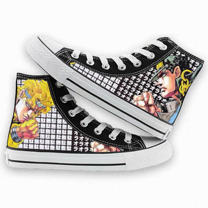 JoJo's Bizarre Adventure #5 Cosplay Shoes Canvas Sneakers For Kids