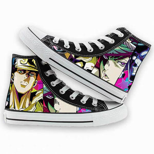 JoJo's Bizarre Adventure #6 Cosplay Shoes Canvas Sneakers For Kids
