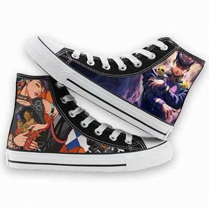 JoJo's Bizarre Adventure #9 Cosplay Shoes Canvas Sneakers For Kids