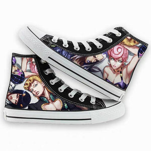 JoJo's Bizarre Adventure #12 Cosplay Shoes Canvas Sneakers For Kids
