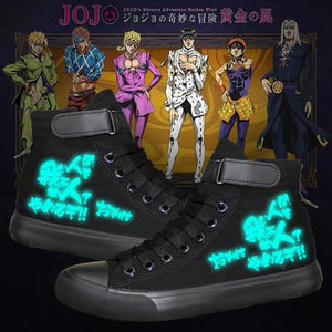 JoJo's Bizarre Adventure #1 Cosplay Shoes High Top Canvas Sneakers