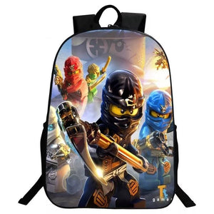 Movie Lego Ninjago #6 Backpack School Sports Bag