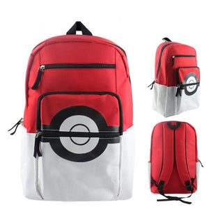 Pokemon Poké Ball Cosplay Backpack School Bag Water Proof