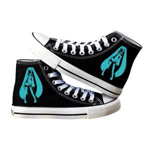 Hatsune Miku #11 Cosplay Shoes Canvas Sneakers For Kids