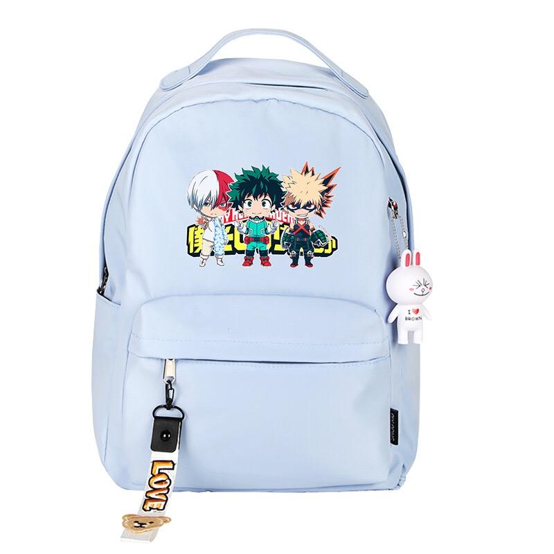 My Hero Academia Cosplay Backpack School Bag Water Proof