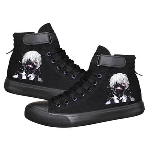 Tokyo Ghoul Kaneki Ken #2 Cosplay Shoes High Top Canvas Sneakers