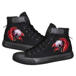 Tokyo Ghoul Kaneki Ken #4 Cosplay Shoes High Top Canvas Sneakers