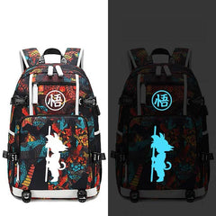 Dragon Ball Goku #10 USB Charging Backpack School NoteBook Laptop Travel Bags