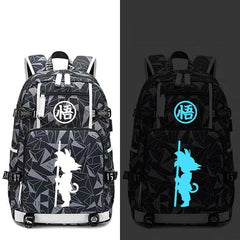 Dragon Ball Goku #10 USB Charging Backpack School NoteBook Laptop Travel Bags