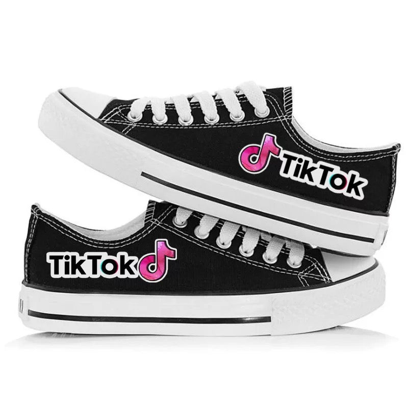 Tik Tok #3 Casual Canvas Shoes Unisex Sneakers For Kids Adults