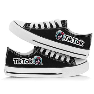 Tik Tok #4 Casual Canvas Shoes Unisex Sneakers For Kids Adults