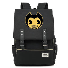 Bendy Canvas Travel Backpack School Bag