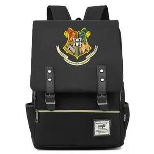Harry Potter Hogwarts Canvas Travel Backpack Map School bag
