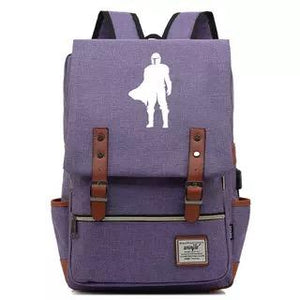 Cape Warrior Cosplay Canvas Travel Backpack School Bag
