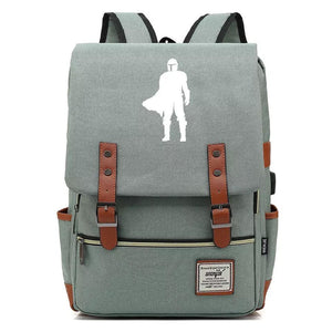 Cape Warrior Cosplay Canvas Travel Backpack School Bag