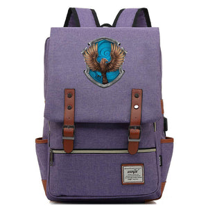 Harry Potter Ravenclaw Hawk Canvas Travel Backpack School Bag