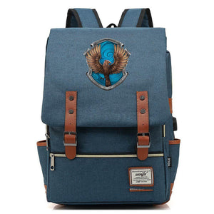 Harry Potter Ravenclaw Hawk Canvas Travel Backpack School Bag