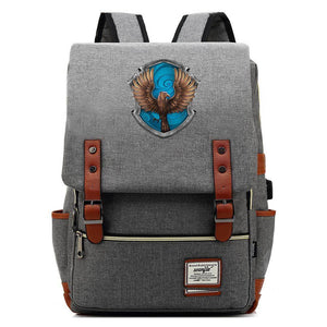 Harry Potter Ravenclaw Hawk Canvas Travel Backpack School Bag