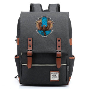 Harry Potter Ravenclaw Hawk Canvas Travel Backpack School Bag