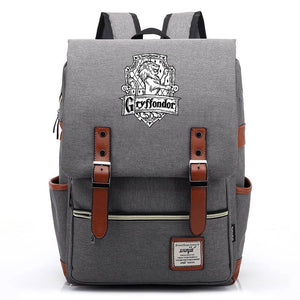 Harry Potter Gryffindor Canvas Travel Backpack School Bag