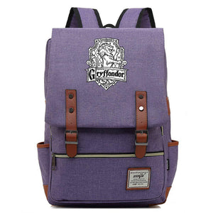 Harry Potter Gryffindor Canvas Travel Backpack School Bag