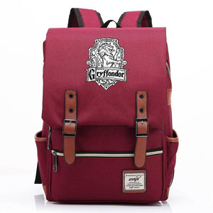 Harry Potter Gryffindor Canvas Travel Backpack School Bag