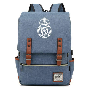 2019 Star Wars BB-8 #5 Cosplay Canvas Travel Backpack School Bag