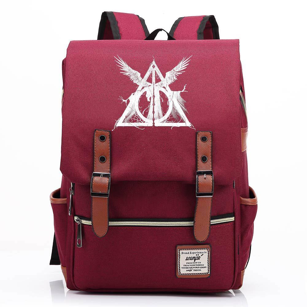 Magic School Canvas Travel Backpack School bag