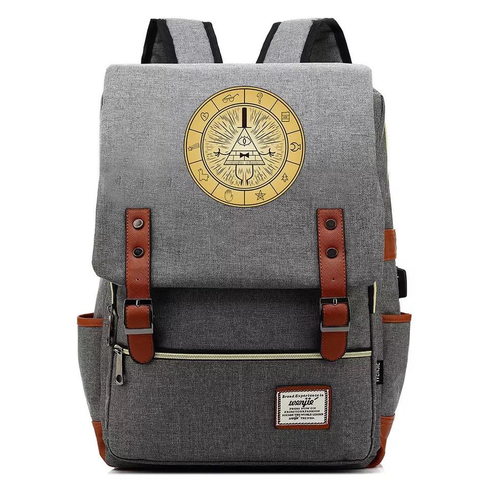 Anime Gravity Falls #1 Cosplay Canvas Travel Backpack School Bag Back Pack