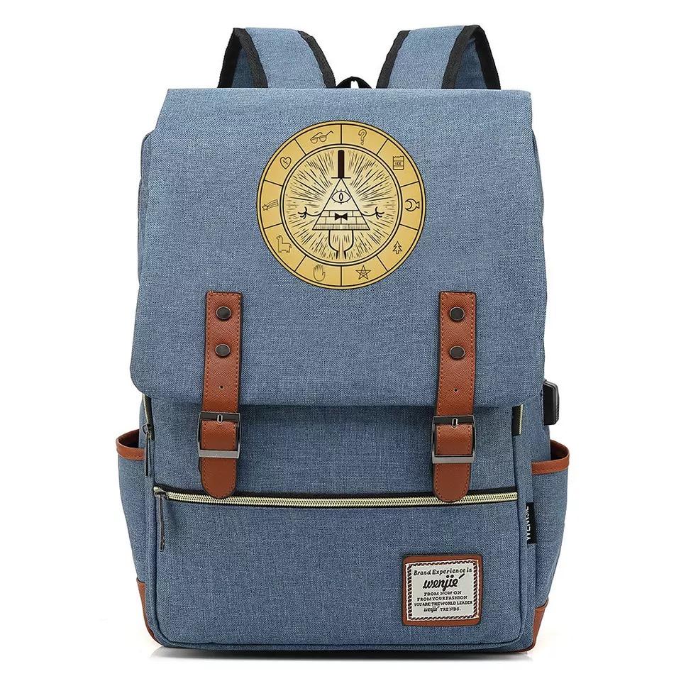 Anime Gravity Falls #1 Cosplay Canvas Travel Backpack School Bag Back Pack