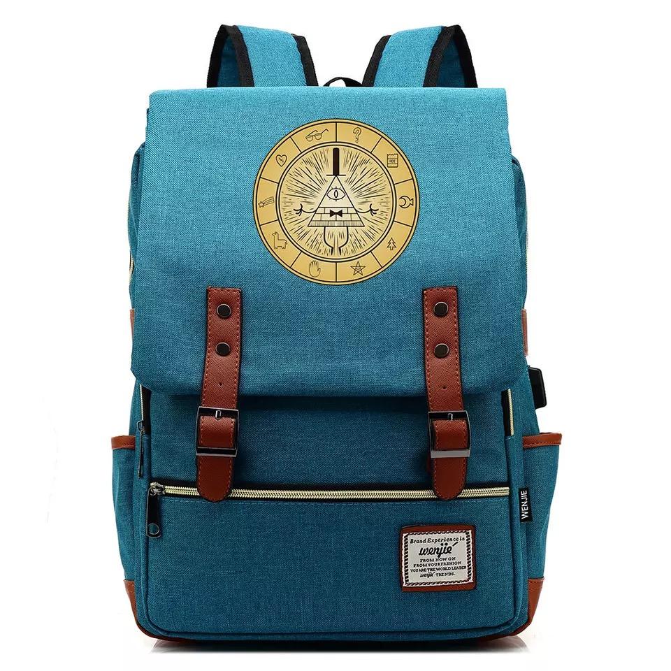 Anime Gravity Falls #1 Cosplay Canvas Travel Backpack School Bag Back Pack