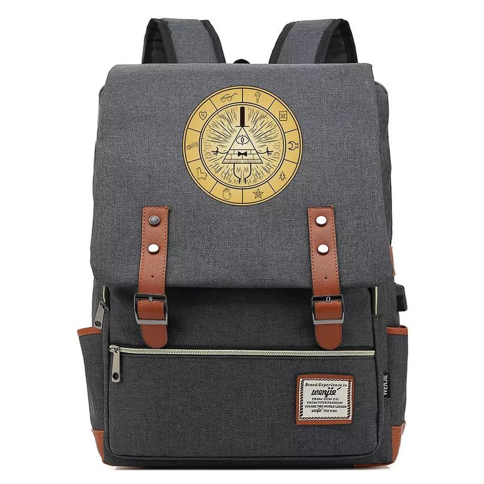 Anime Gravity Falls #1 Cosplay Canvas Travel Backpack School Bag Back Pack