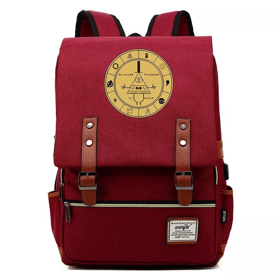 Anime Gravity Falls #1 Cosplay Canvas Travel Backpack School Bag Back Pack