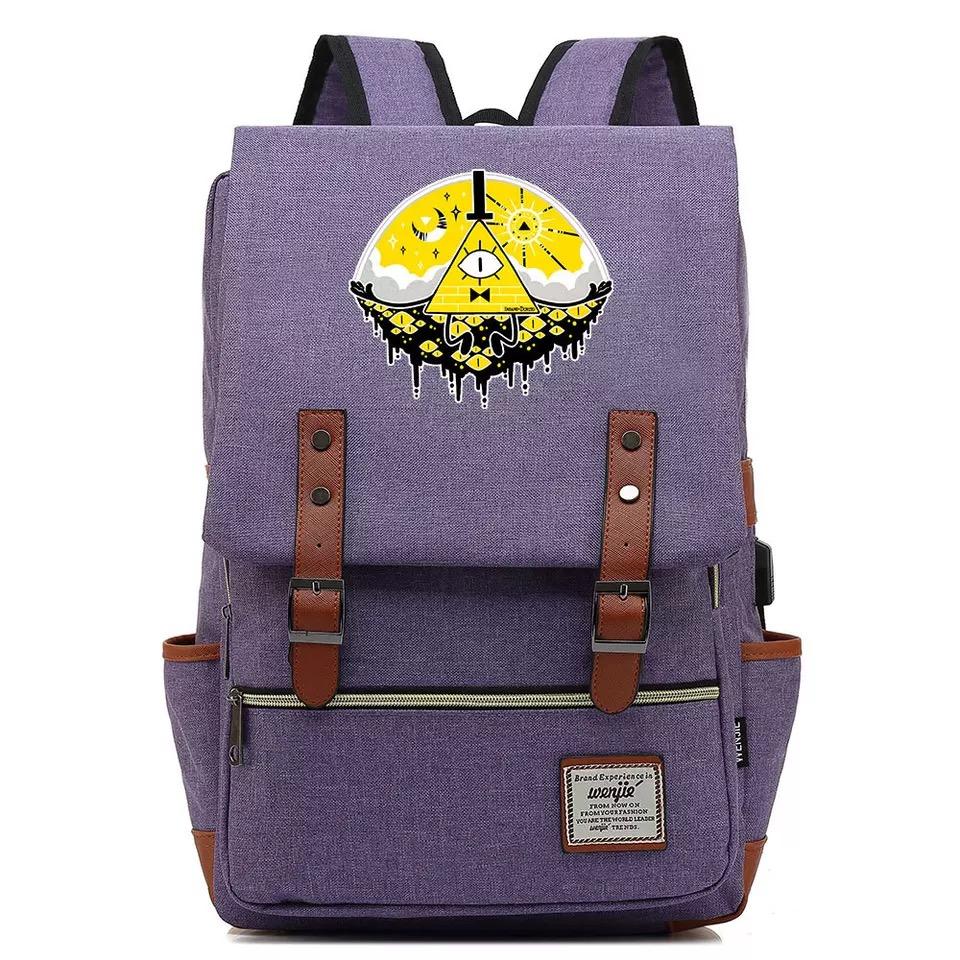 Anime Gravity Falls #2 Cosplay Canvas Travel Backpack School Bag Back Pack