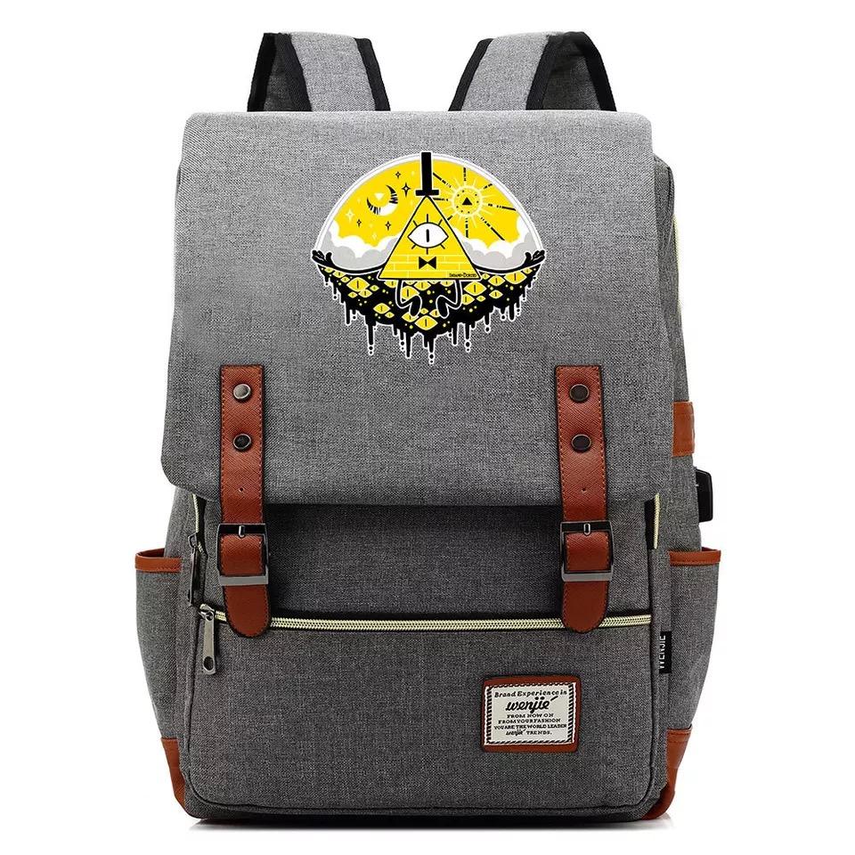 Anime Gravity Falls #2 Cosplay Canvas Travel Backpack School Bag Back Pack